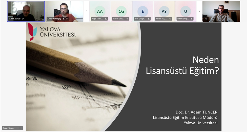 Kamu Kurumları Personeline Lisansüstü Eğitim Tanıtıldı