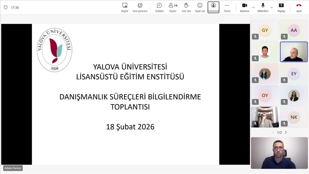 Öğretim Üyelerimiz ile Bilgilendirme Toplantısı Gerçekleştirildi