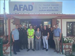 Yalova İl AFAD Müdürlüğü'ne Mezun Öğrencimizin Tezi Tanıtıldı