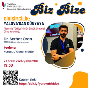 Girişimcilik: Yalova'dan Dünyaya