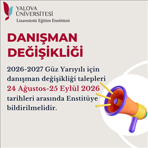 Danışman Değişikliği Talepleri
