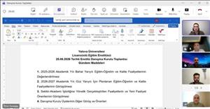 2025-2026 Bahar Dönemi Sonu Danışma Kurulu Toplantısı Gerçekleştirildi