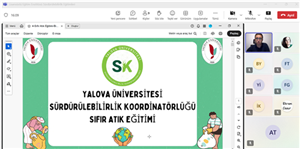 Enstitümüz Öğrencilerine Atık Eğitimleri Verildi